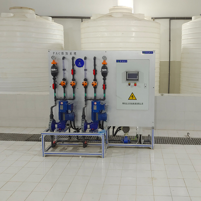 Peso KG 380 kg Sistema automatico di dosaggio polimerico per PMA PAC Flocculante nel trattamento delle acque