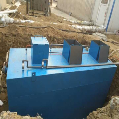 Sistema di trattamento delle acque reflue industriali MBBR in contenitori per terreni o sotterranei